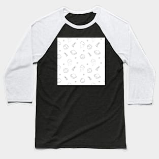 Planet Pattern Baseball T-Shirt